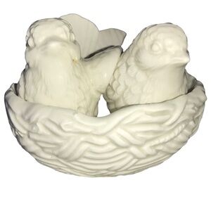 Fitz and Floyd Birds in Nest Salt and Pepper Shakers